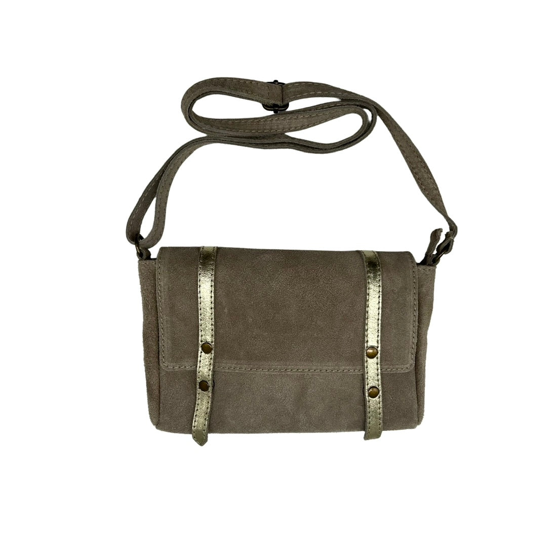 SAC CARTABLE CUIR SUEDE PAULETTE