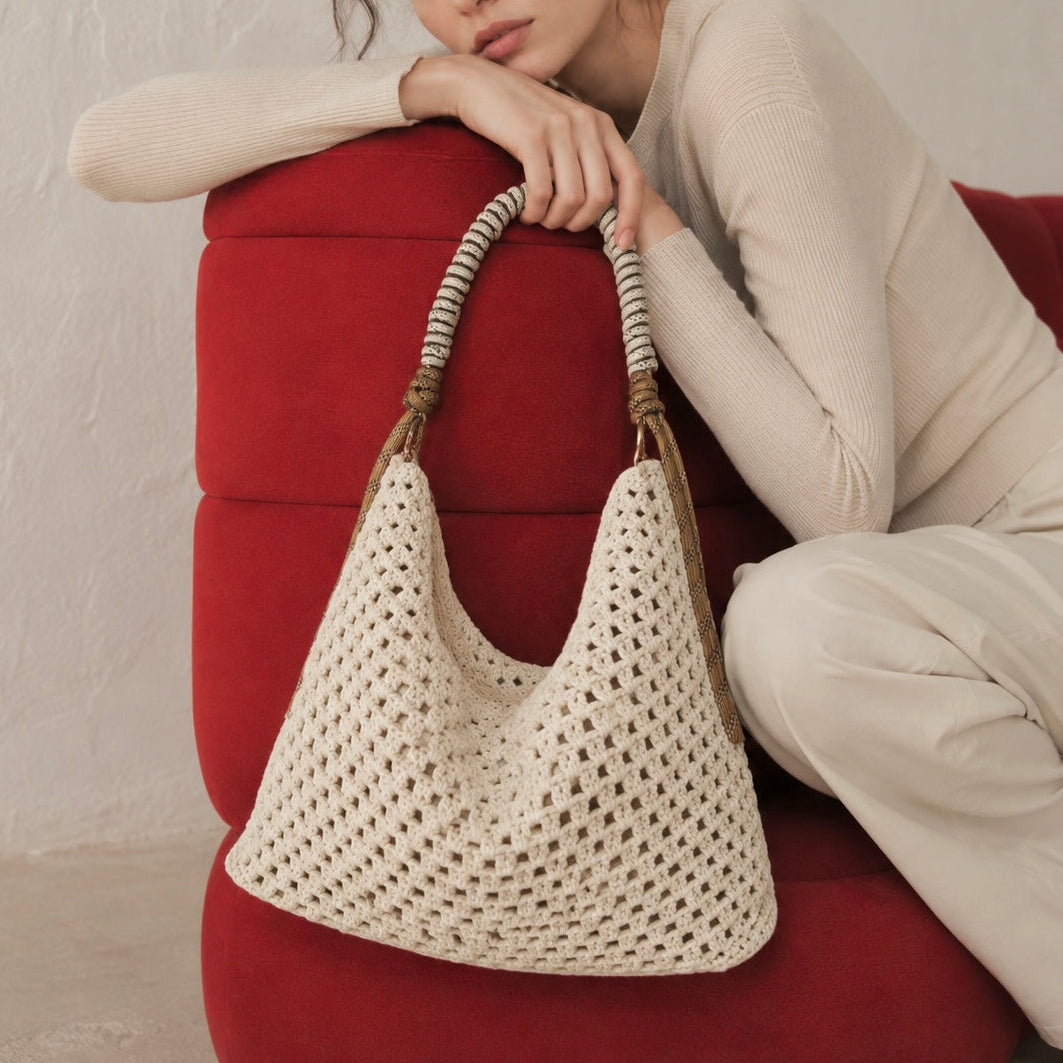Sac épaule en crochet Tera