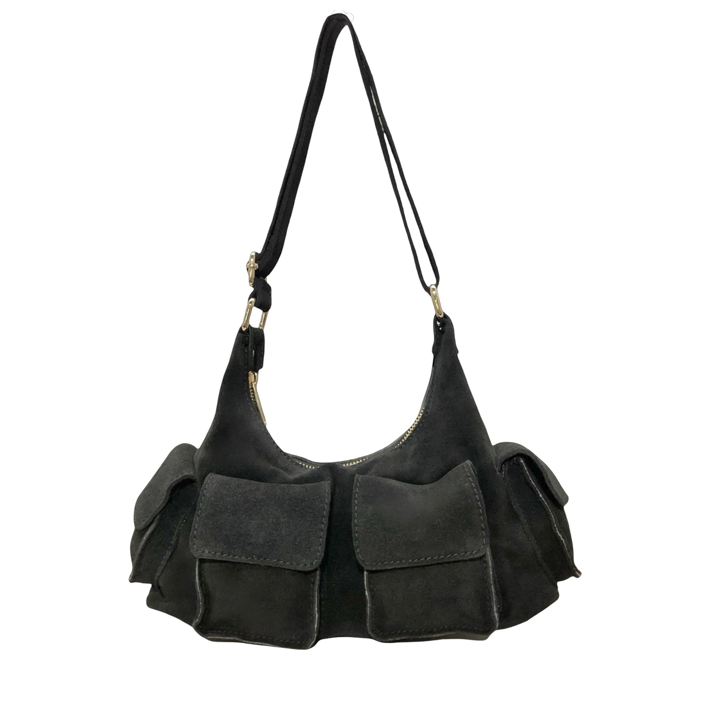 Sac Multipoches Dollar Cuir Suède