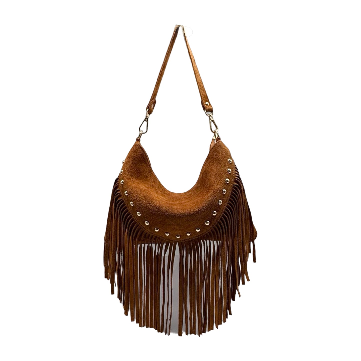 Sac bandoulière cuir suède réal