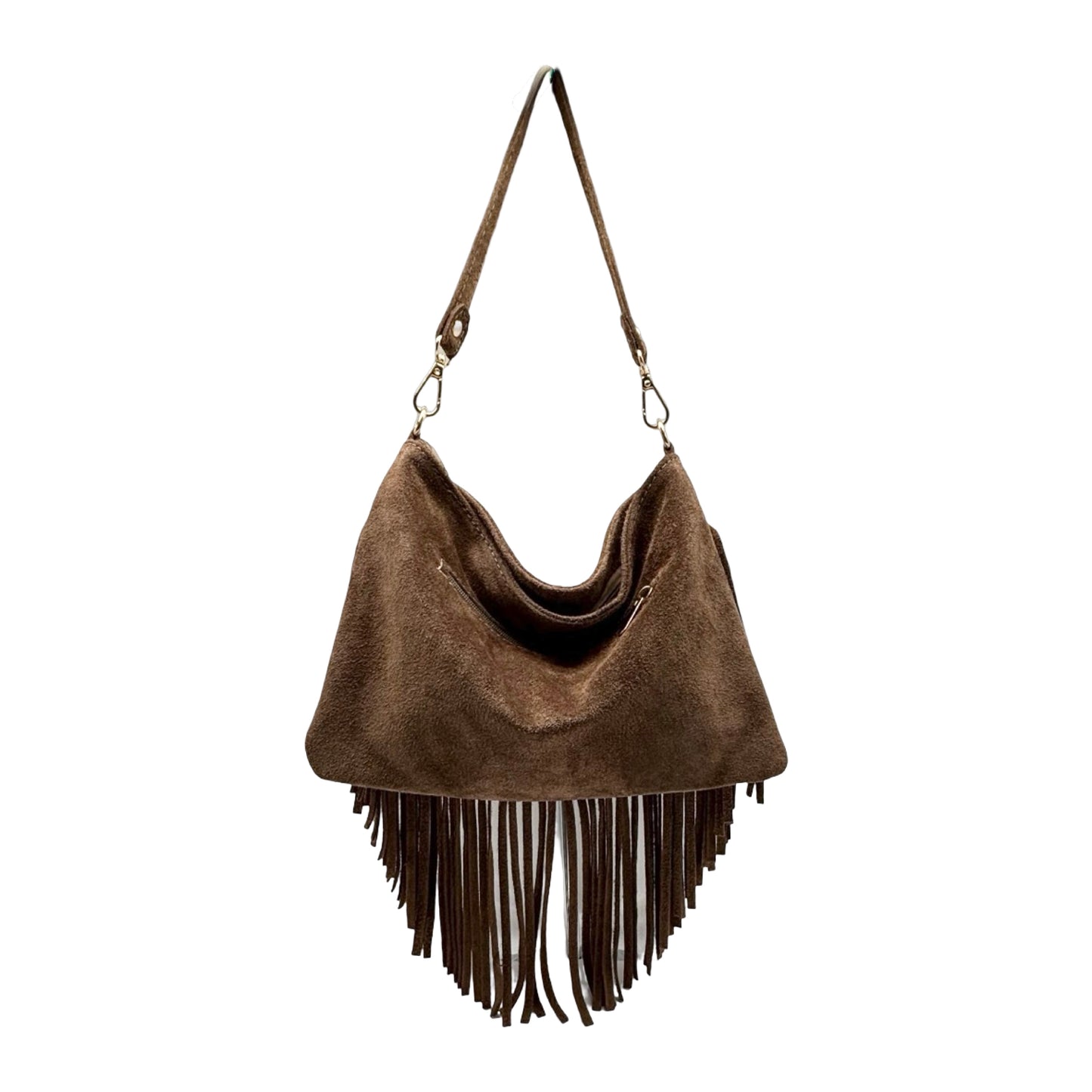 Sac bandoulière cuir suède réal