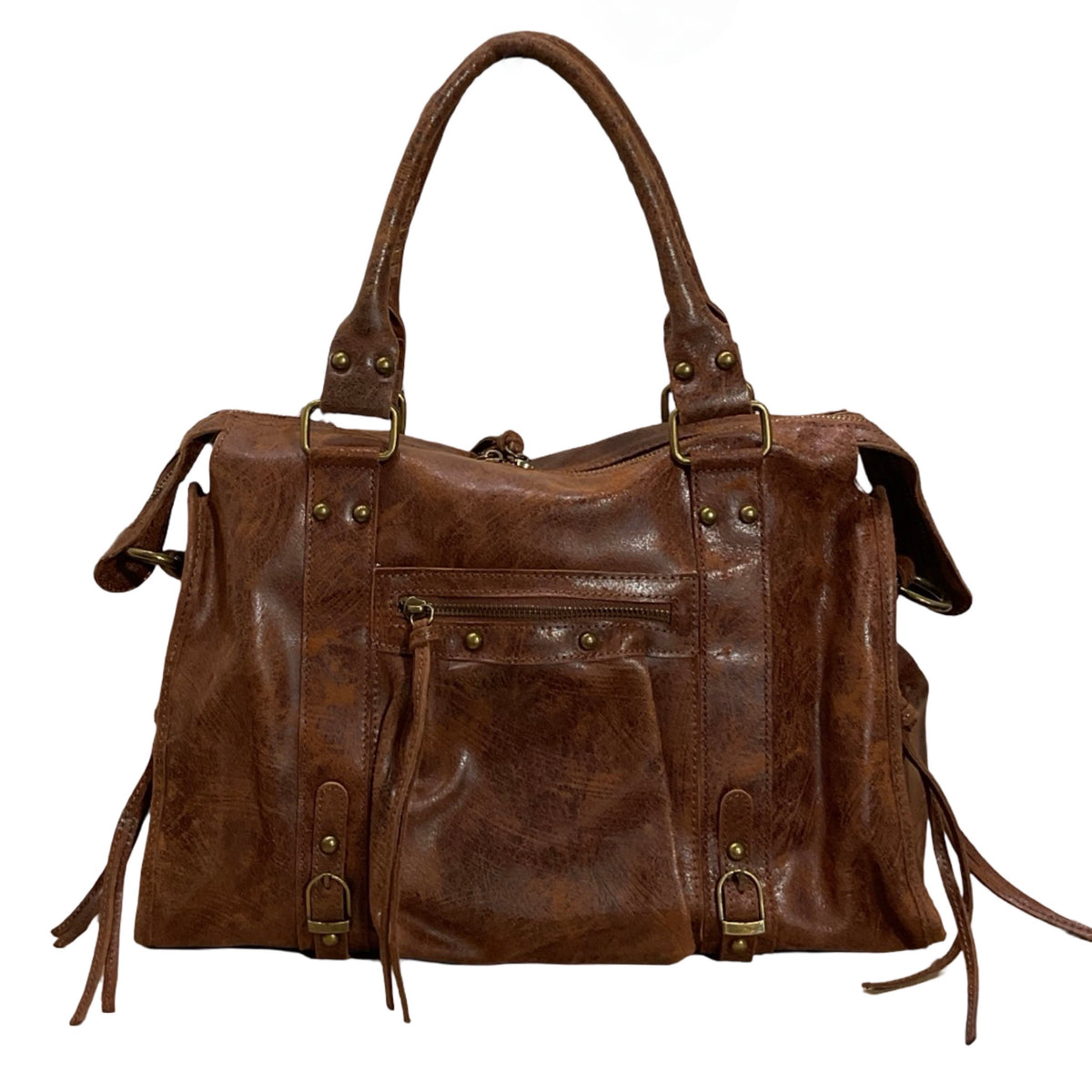 SAC CUIR MATE CAPUCINE L
