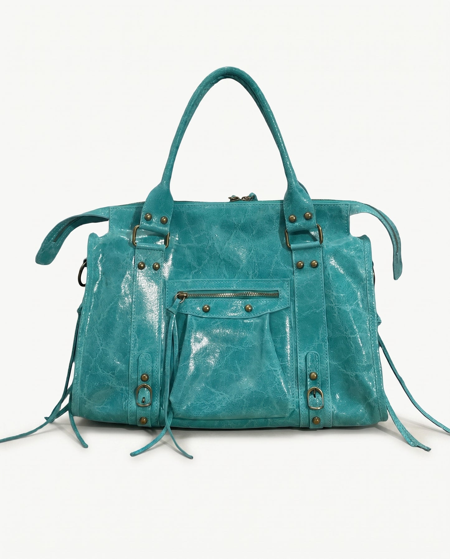 SAC CUIR GLOSS M CAPUCINE L