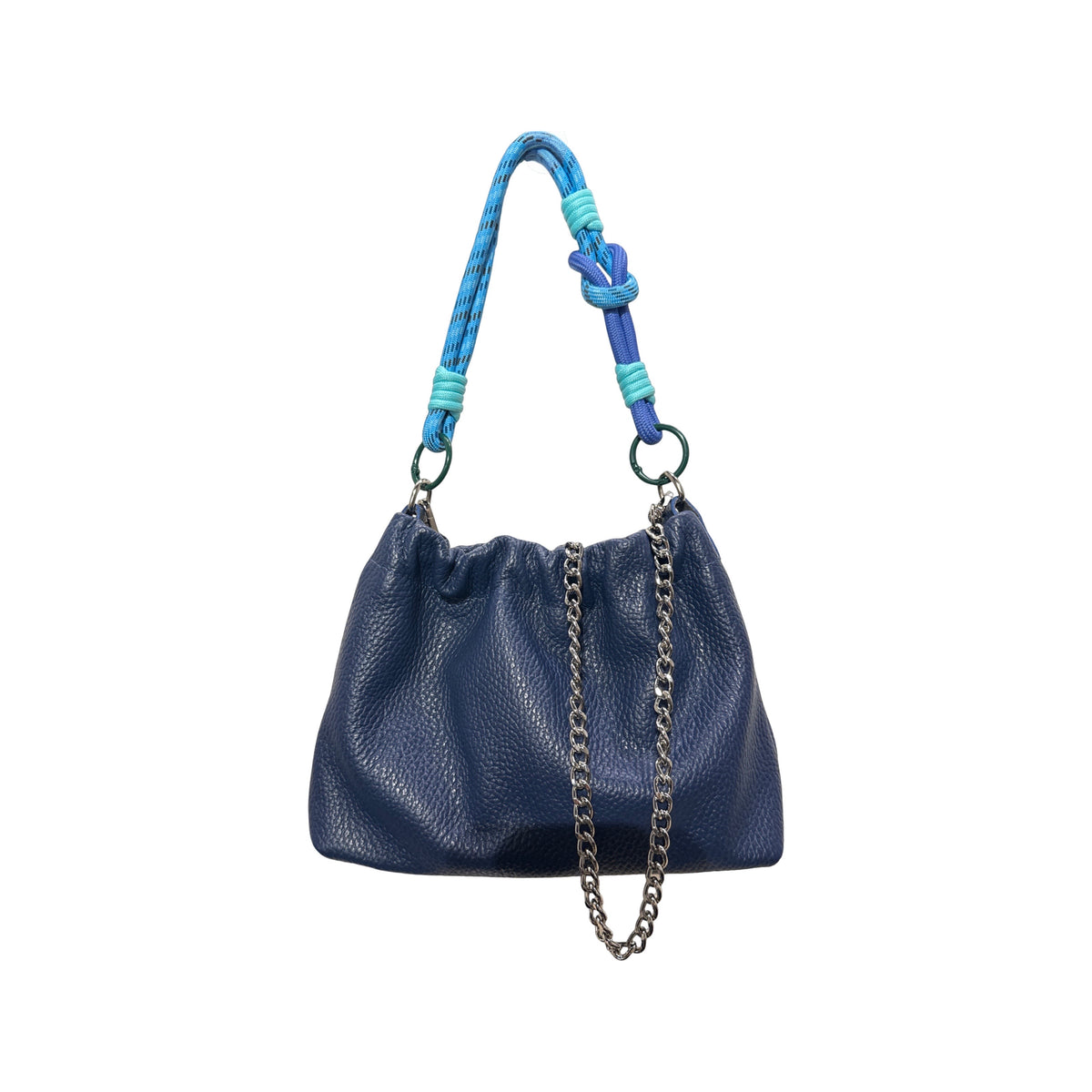 Sac cuir grainé cordon Plissa S