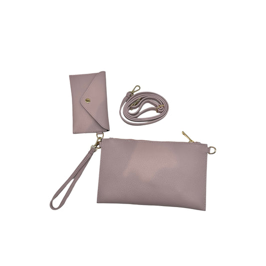 POCHETTE CUIR GRAINE