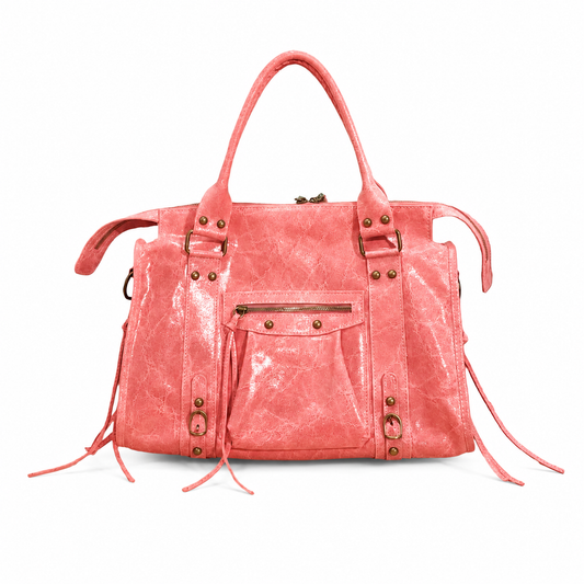 SAC CUIR GLOSS CAPUCINE L