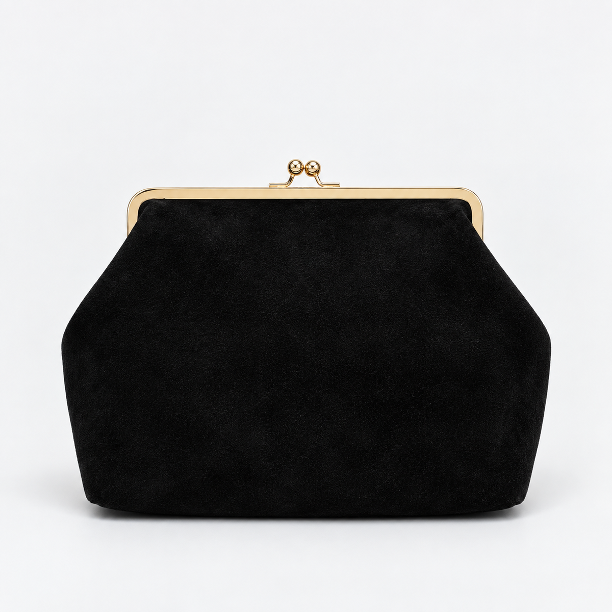 Sac Tissus Suède big Fermoir