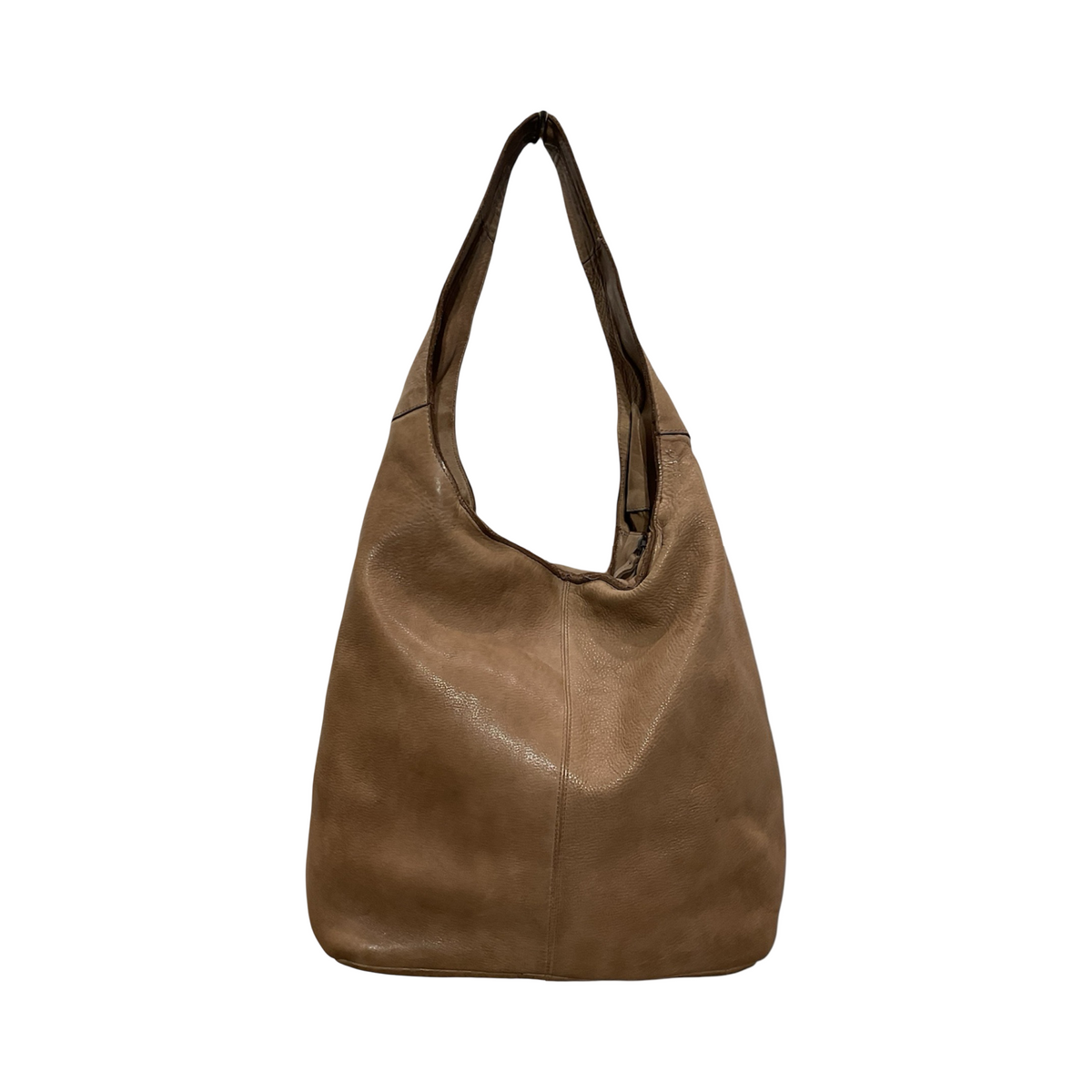 Grand sac en cuir souple hobo
