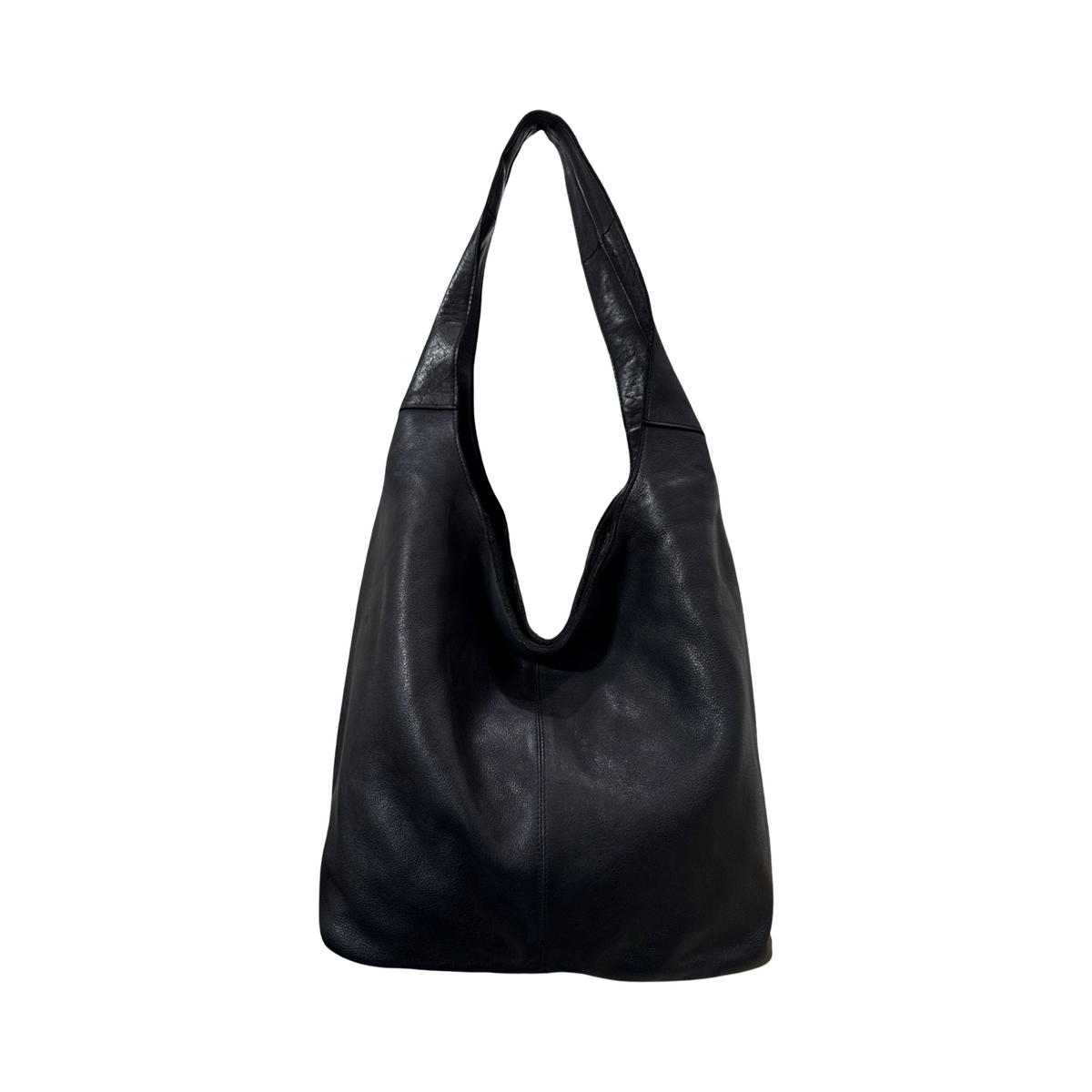 Grand sac en cuir souple hobo