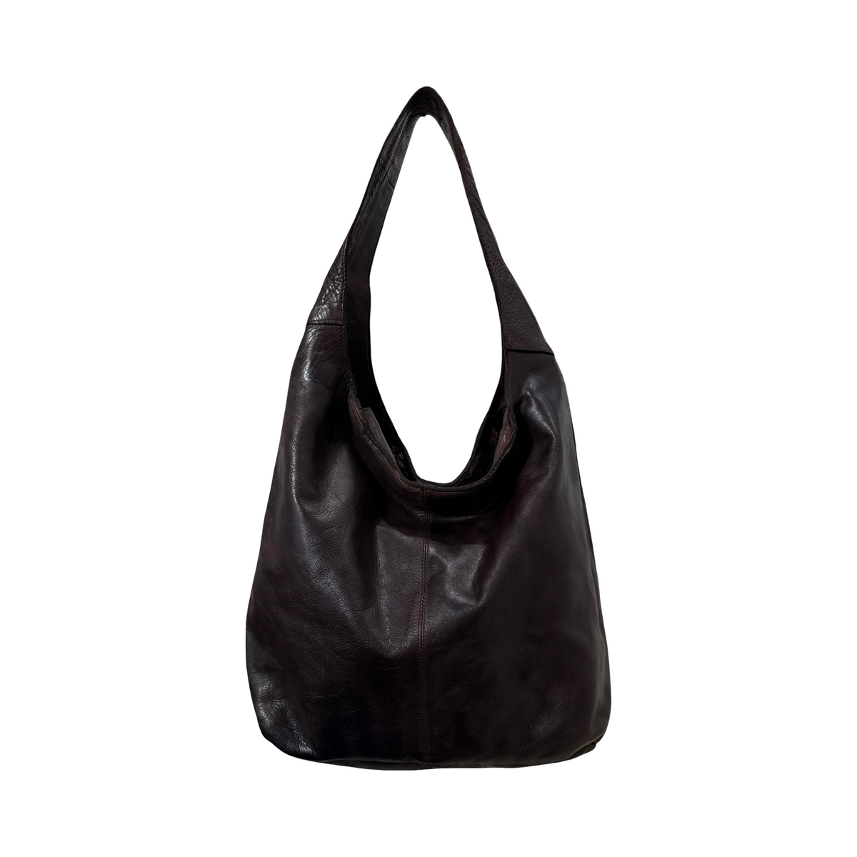 Grand sac en cuir souple hobo
