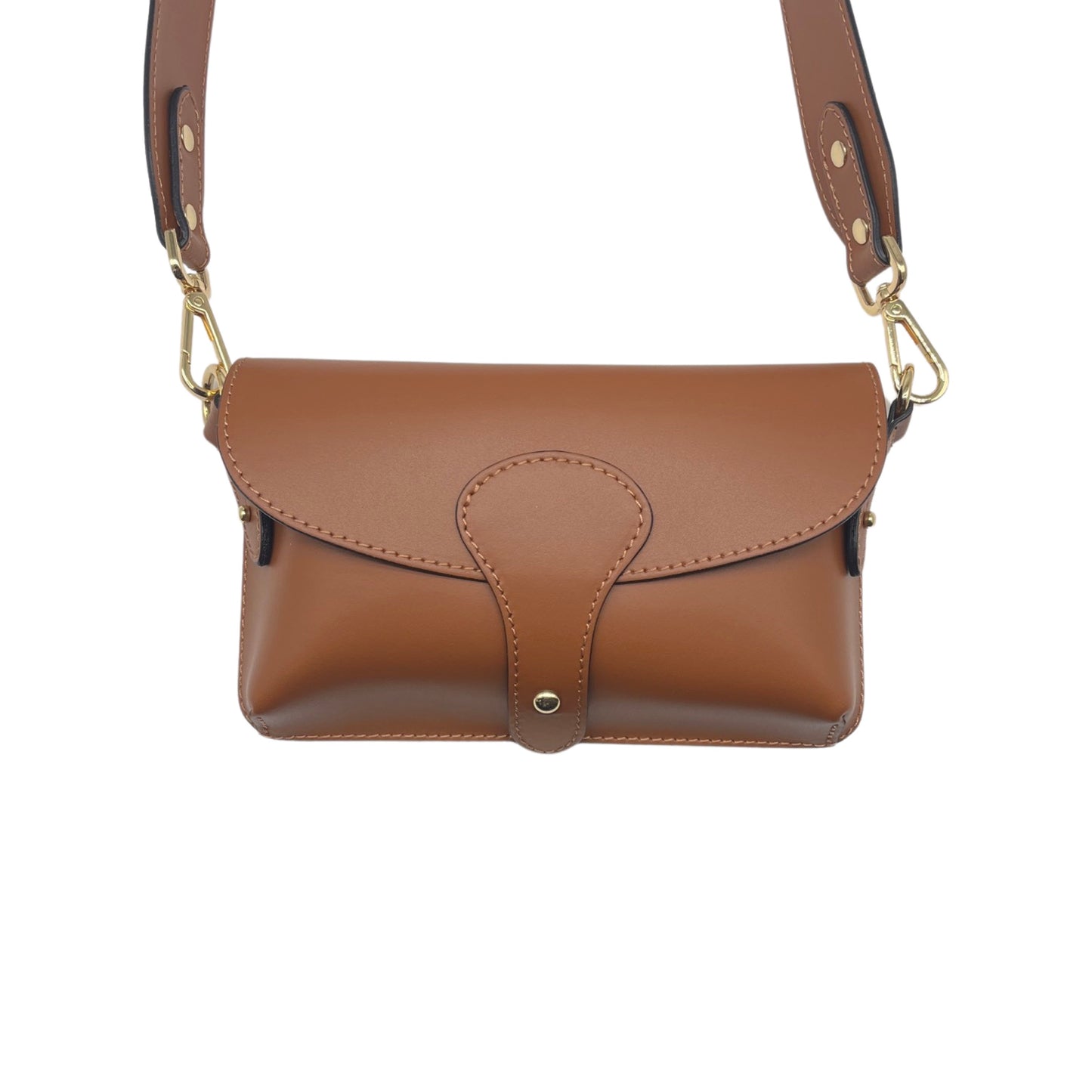 SAC BANDOULIERE CUIR LISSE LOU