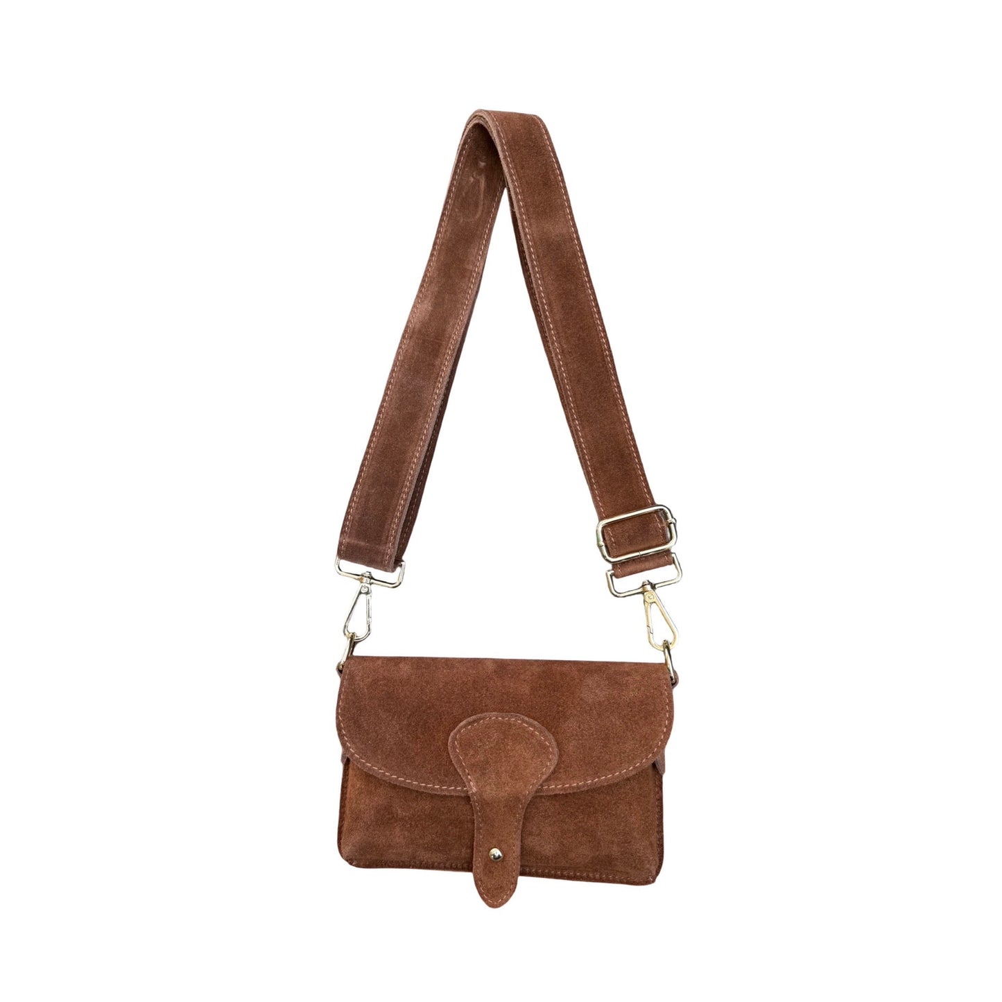 SAC BANDOULIERE CUIR SUEDE LOU