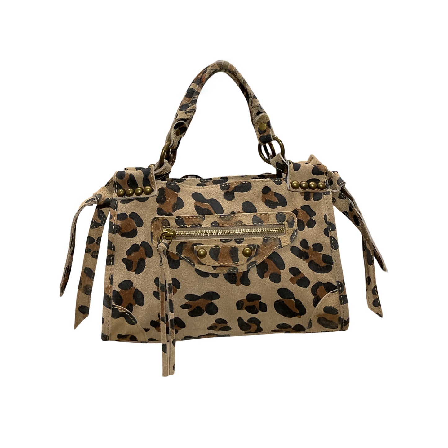 SAC A MAIN CUIR DAIM OLAYA