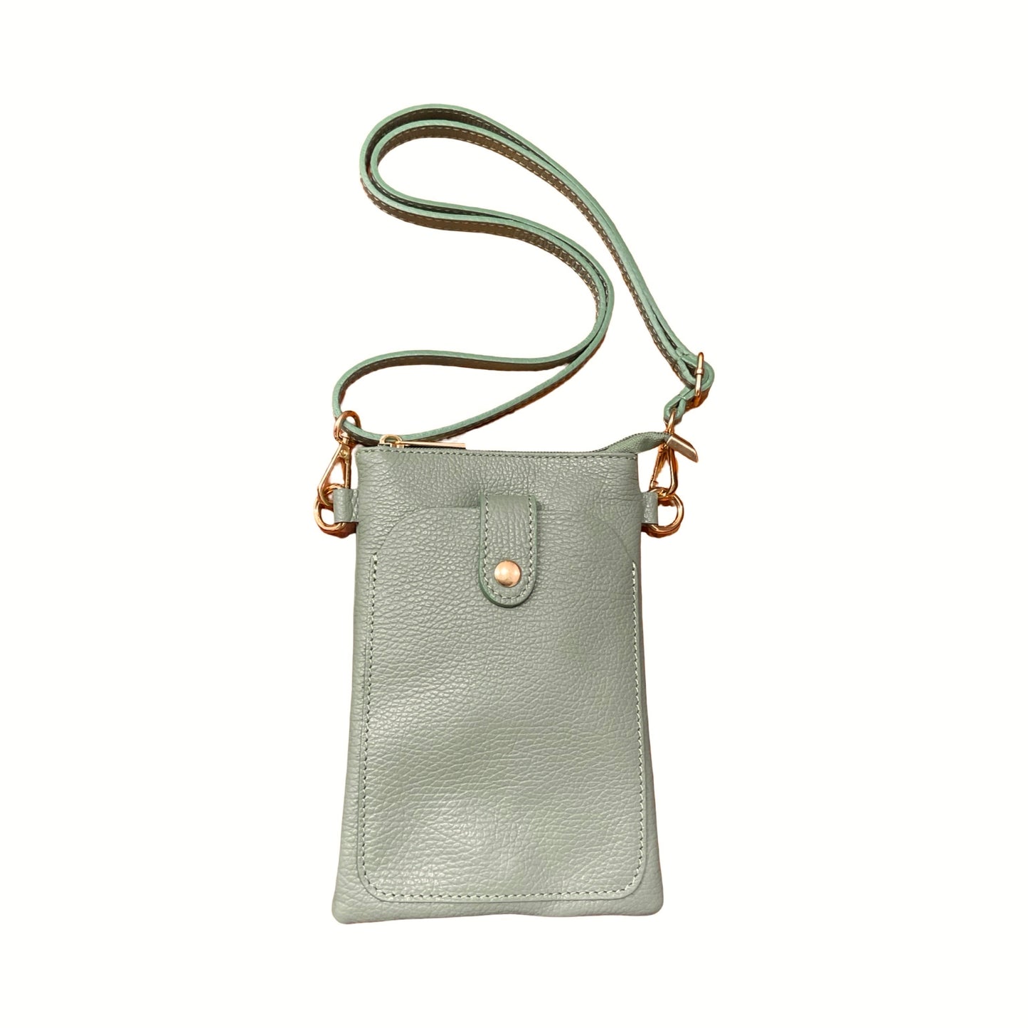 SAC TELEPHONE CUIR GRAINE ALINA