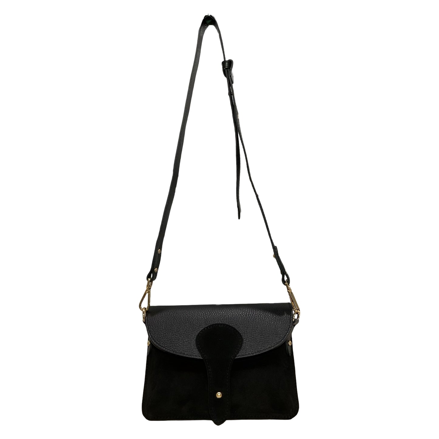 SAC BANDOULIERE CUIR SUEDE LOU XL