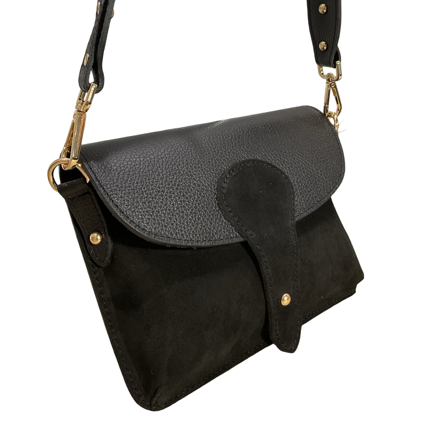 SAC BANDOULIERE CUIR SUEDE LOU XL