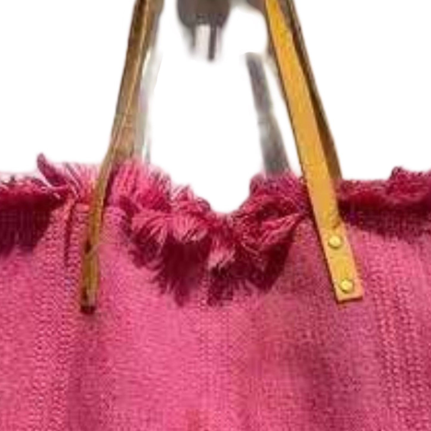 SAC COTTON GARNI CUIR BOHEME