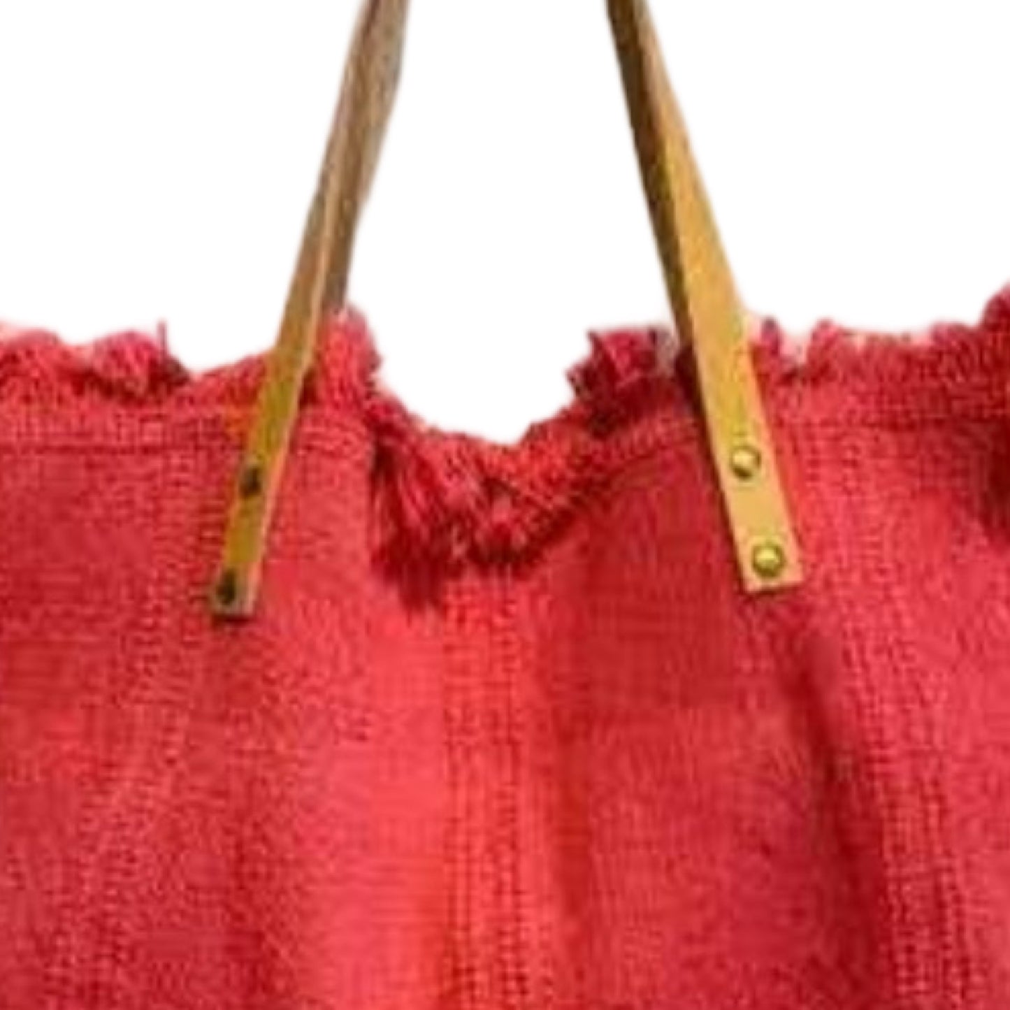 SAC COTTON GARNI CUIR BOHEME