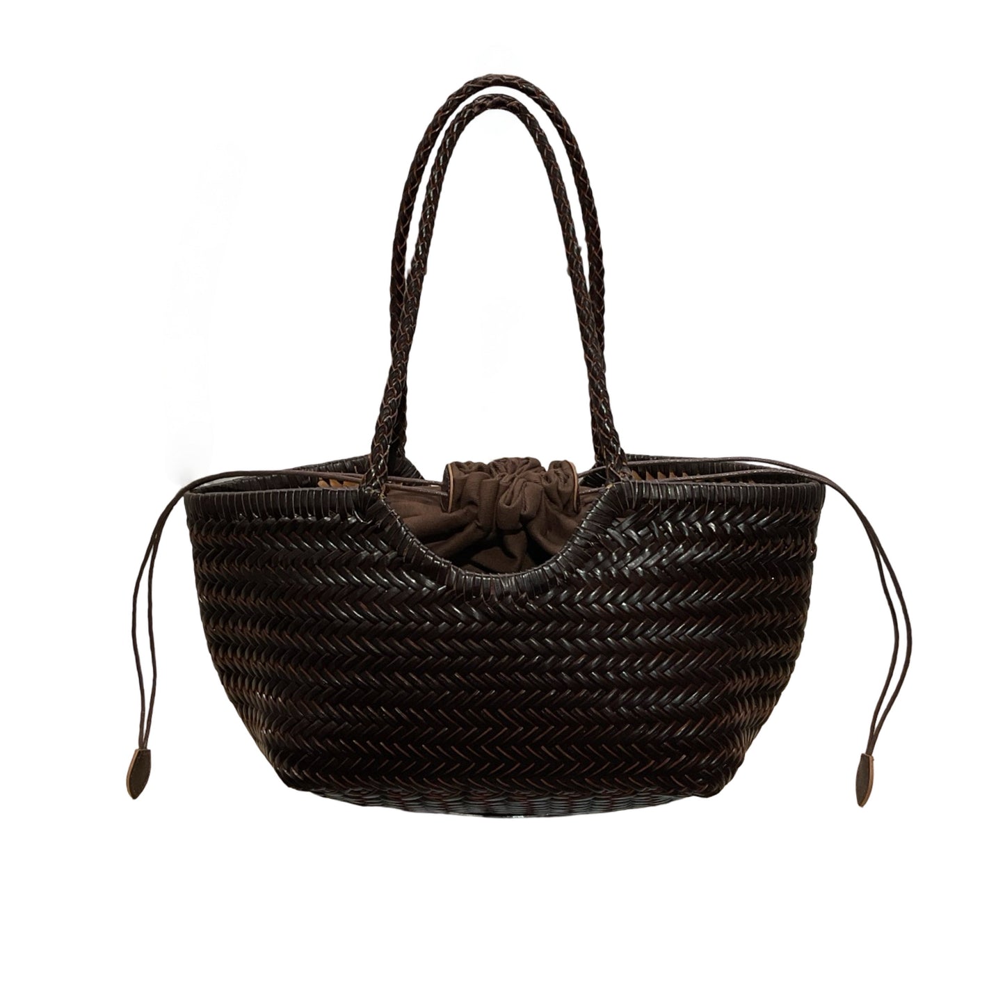 Sac Shopping Cuir Tresse Horizon
