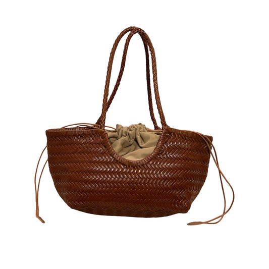 Sac Shopping Cuir Tresse Horizon