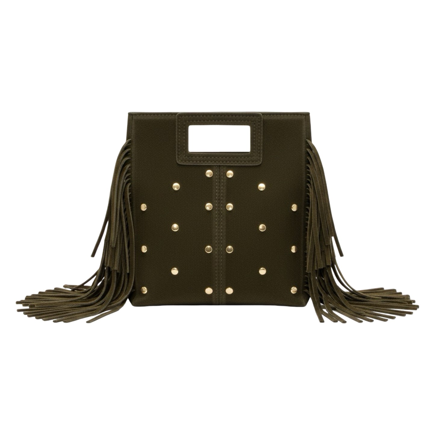 SAC MARION SUEDE CLOUTE OR