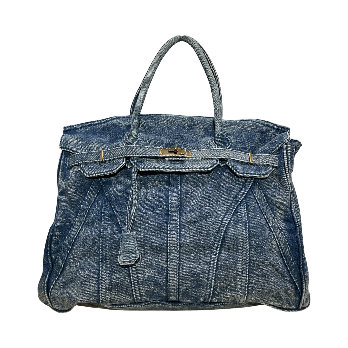 SAC PORTE MAIN JEAN LARGE VINTAGE