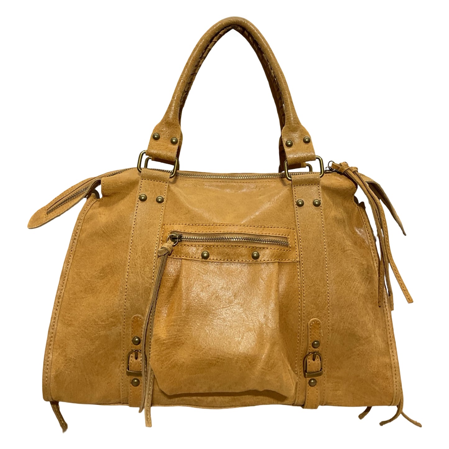 SAC CUIR MATE CAPUCINE L