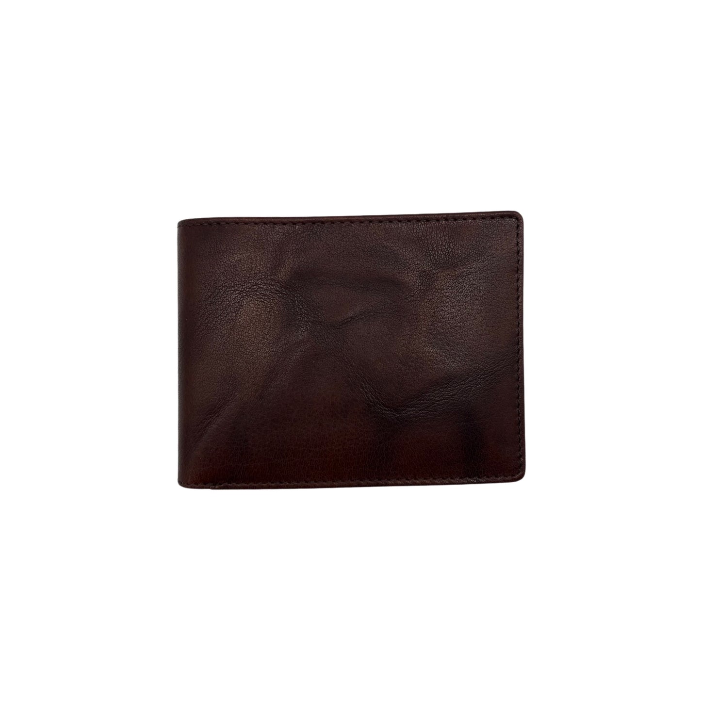 PORTE FEUILLE CUIR SAUVAGE JULES MARRON