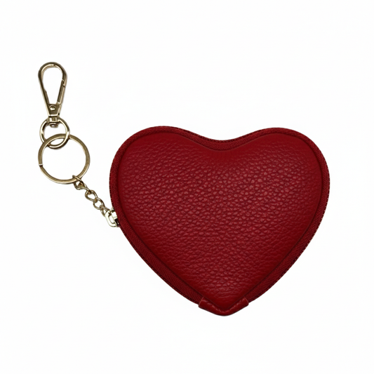 PORTEMONNAIE Porte-Cartes Bijou de Sac Charm CUIR COEUR