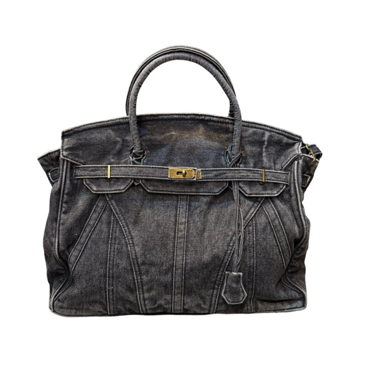 SAC PORTE MAIN JEAN LARGE VINTAGE