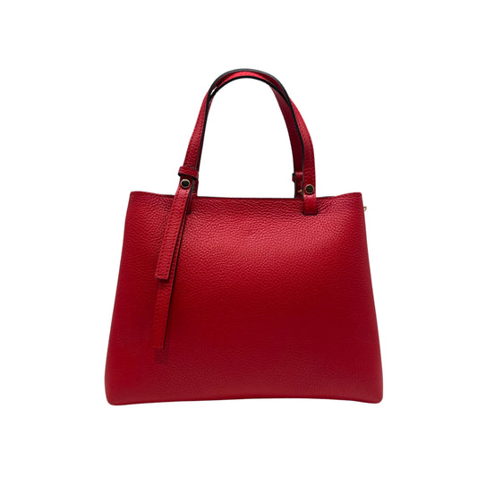 ROTE HANDTASCHE AUS CHIARA-SAMENLEDER