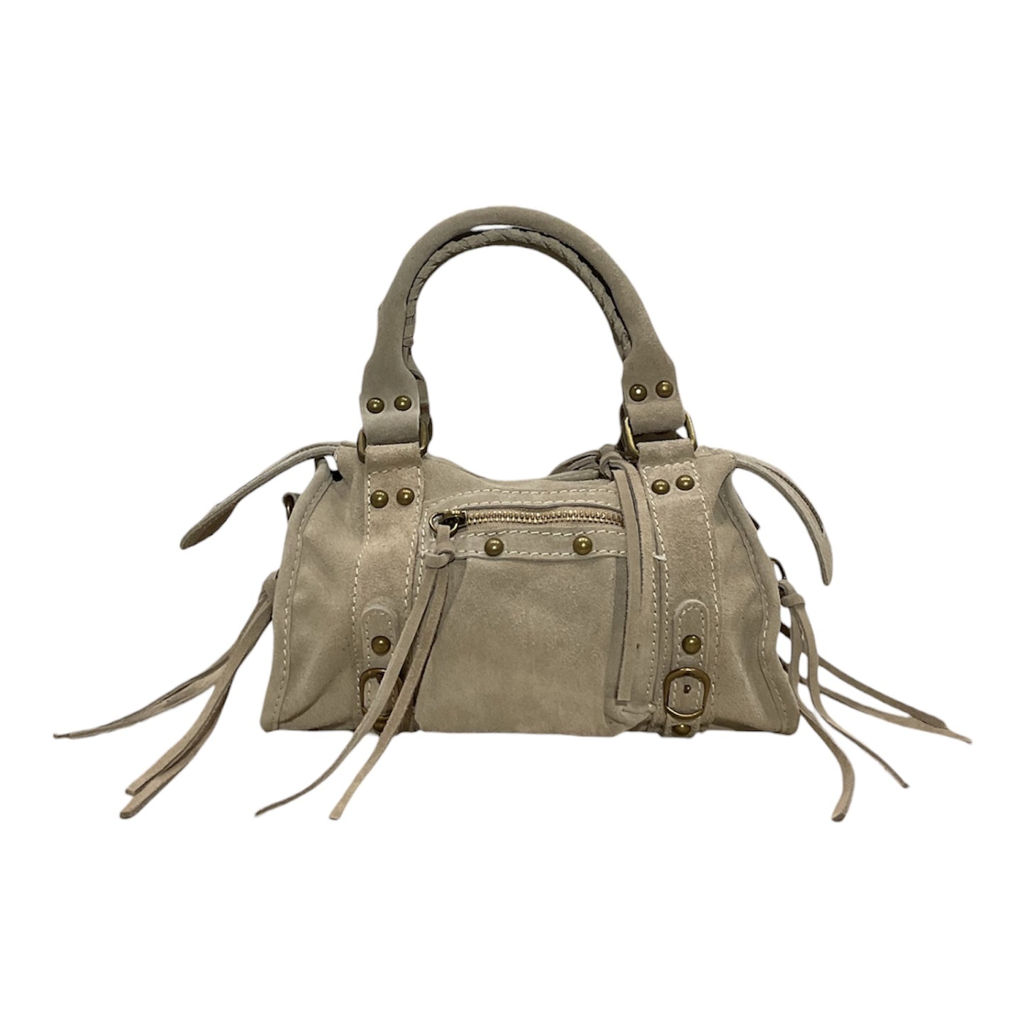 SAC CUIR SUEDE CAPUCINE S