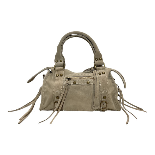 SAC CUIR SUEDE CAPUCINE S