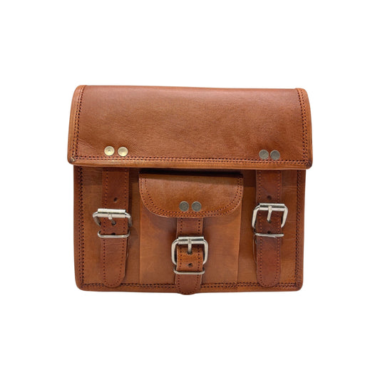 MORGAN 23 CM LEATHER SATELLITE BAG