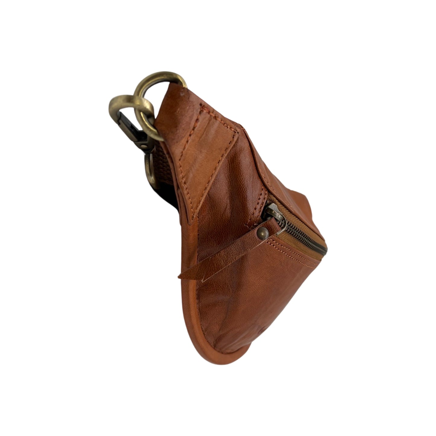 SAC BANANE CUIR 38CM LAURA