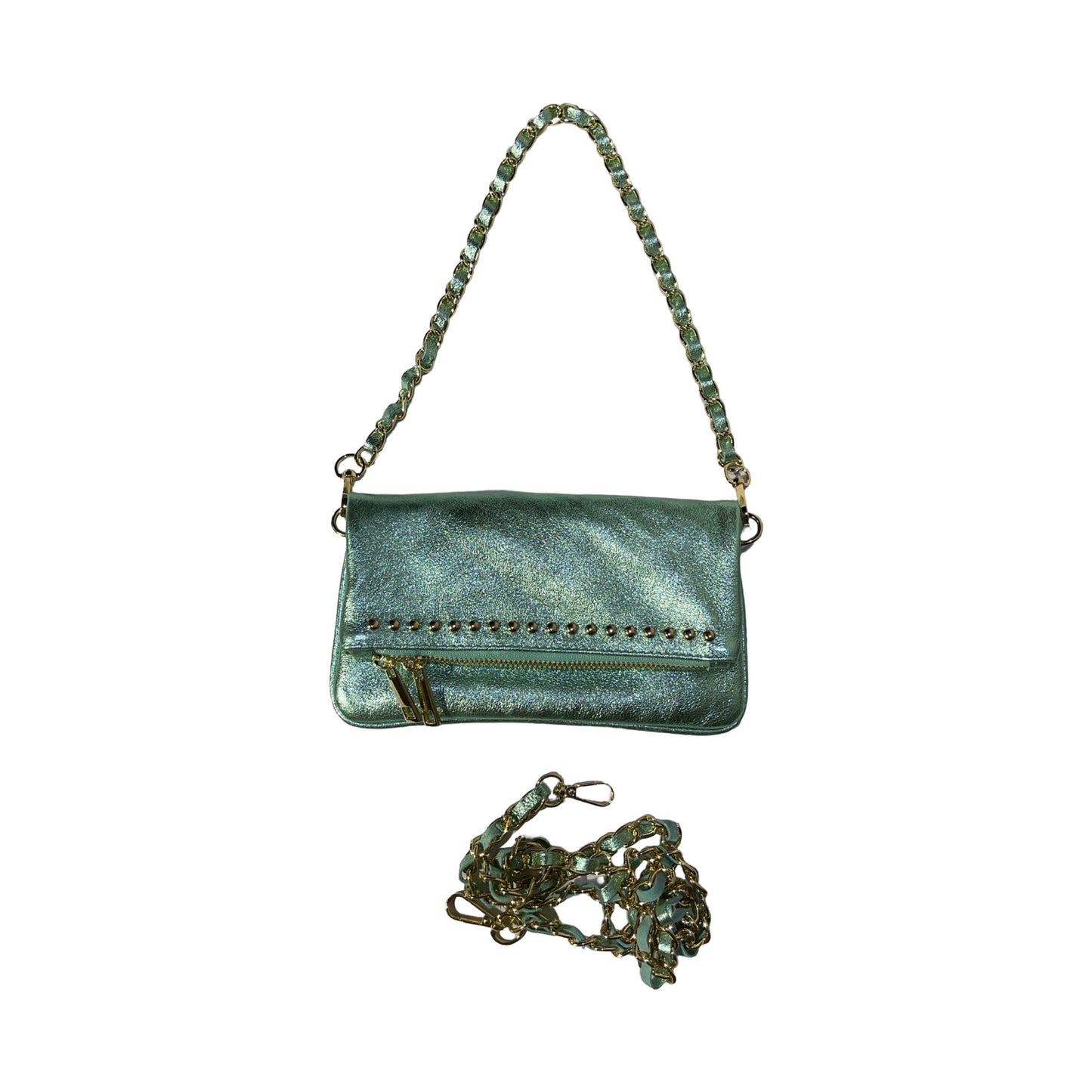 POCHETTE CUIR IRISE SMALL