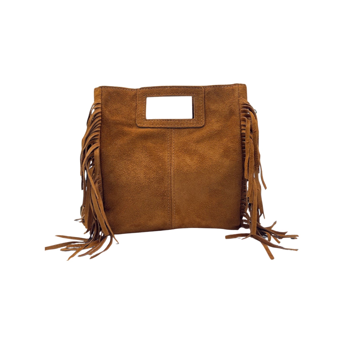 SAC A MAIN CUIR DAIM MARION CAMEL