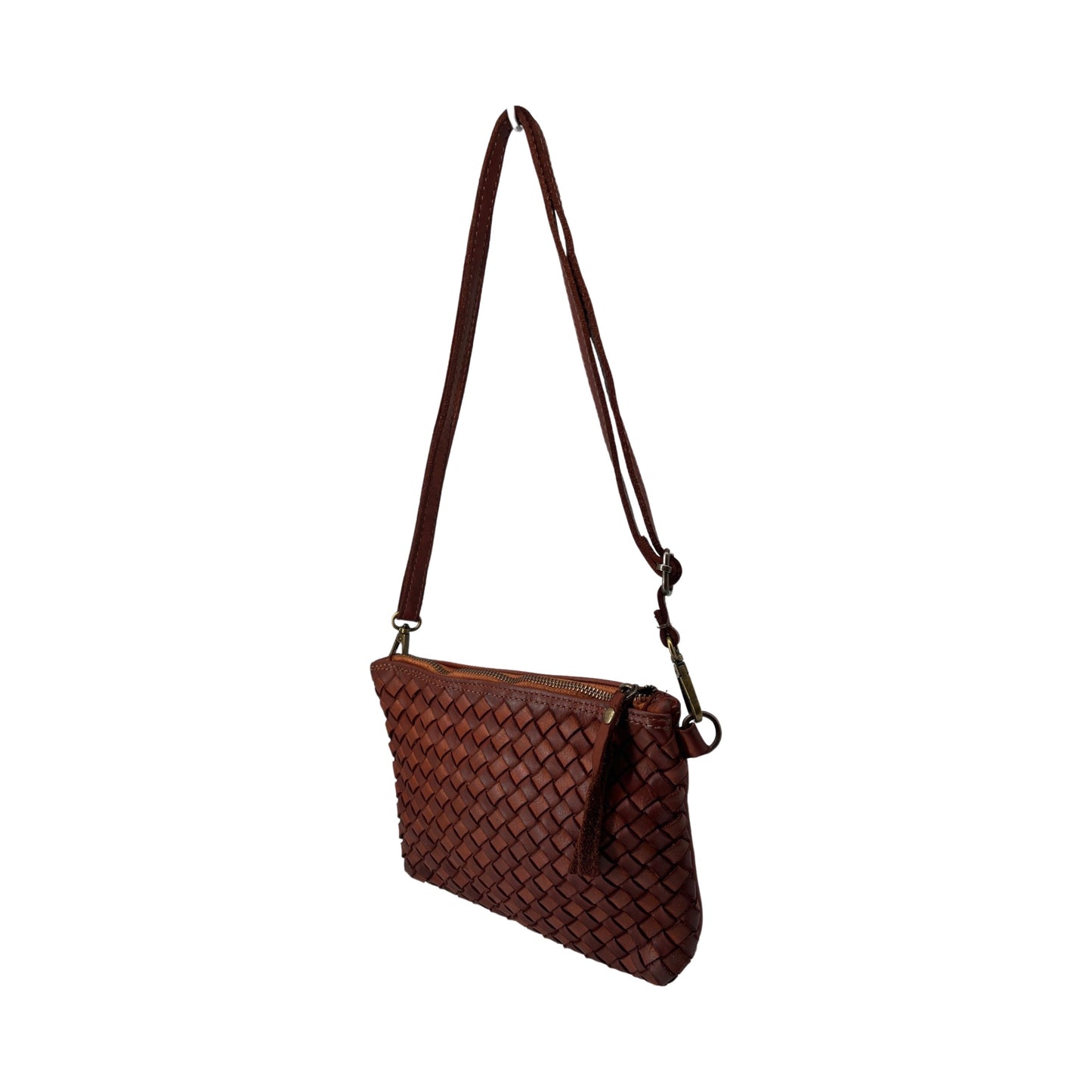 SAC CUIR WASHED  SARAS CAMEL