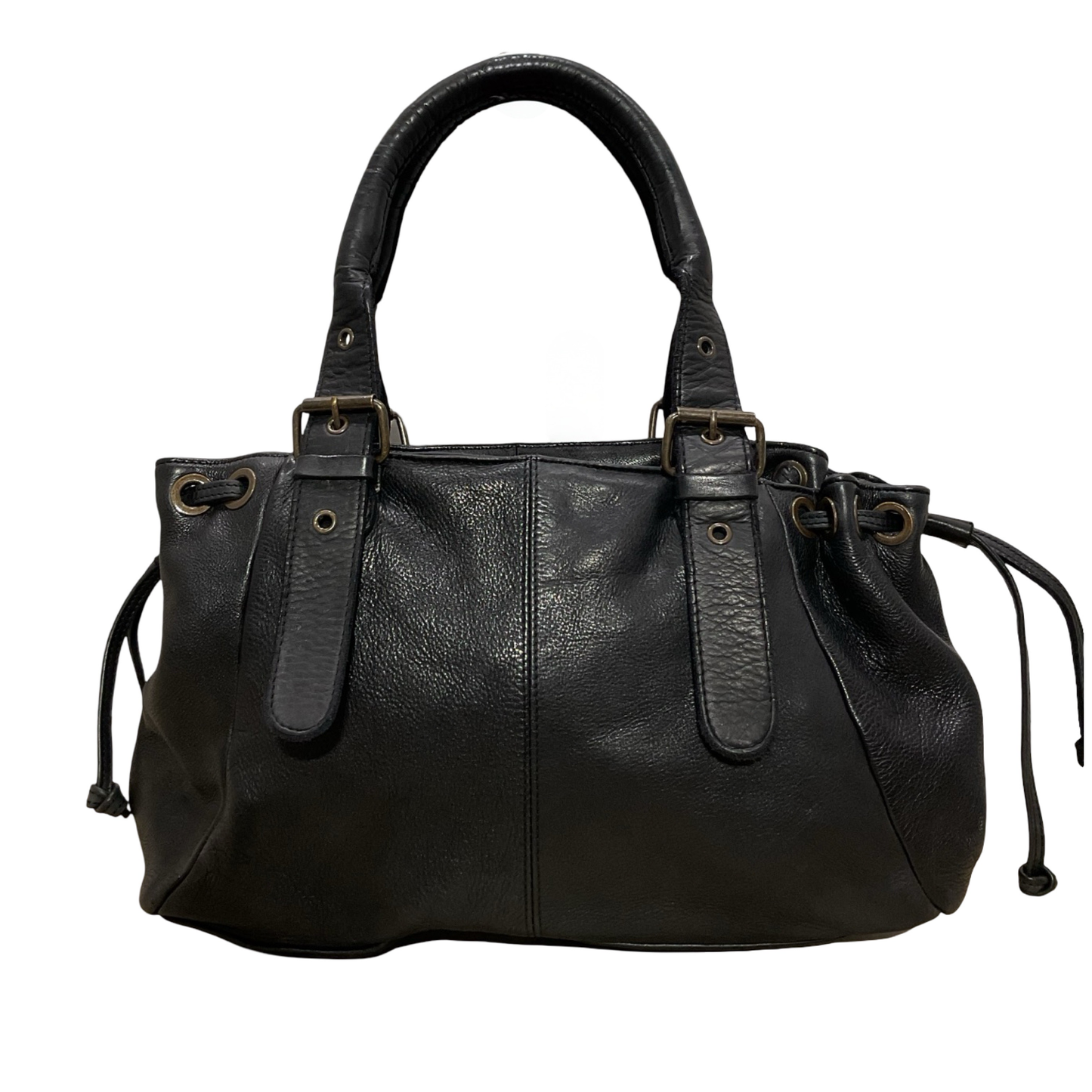 Sac Lacet Cuir Souple Washed SMALL