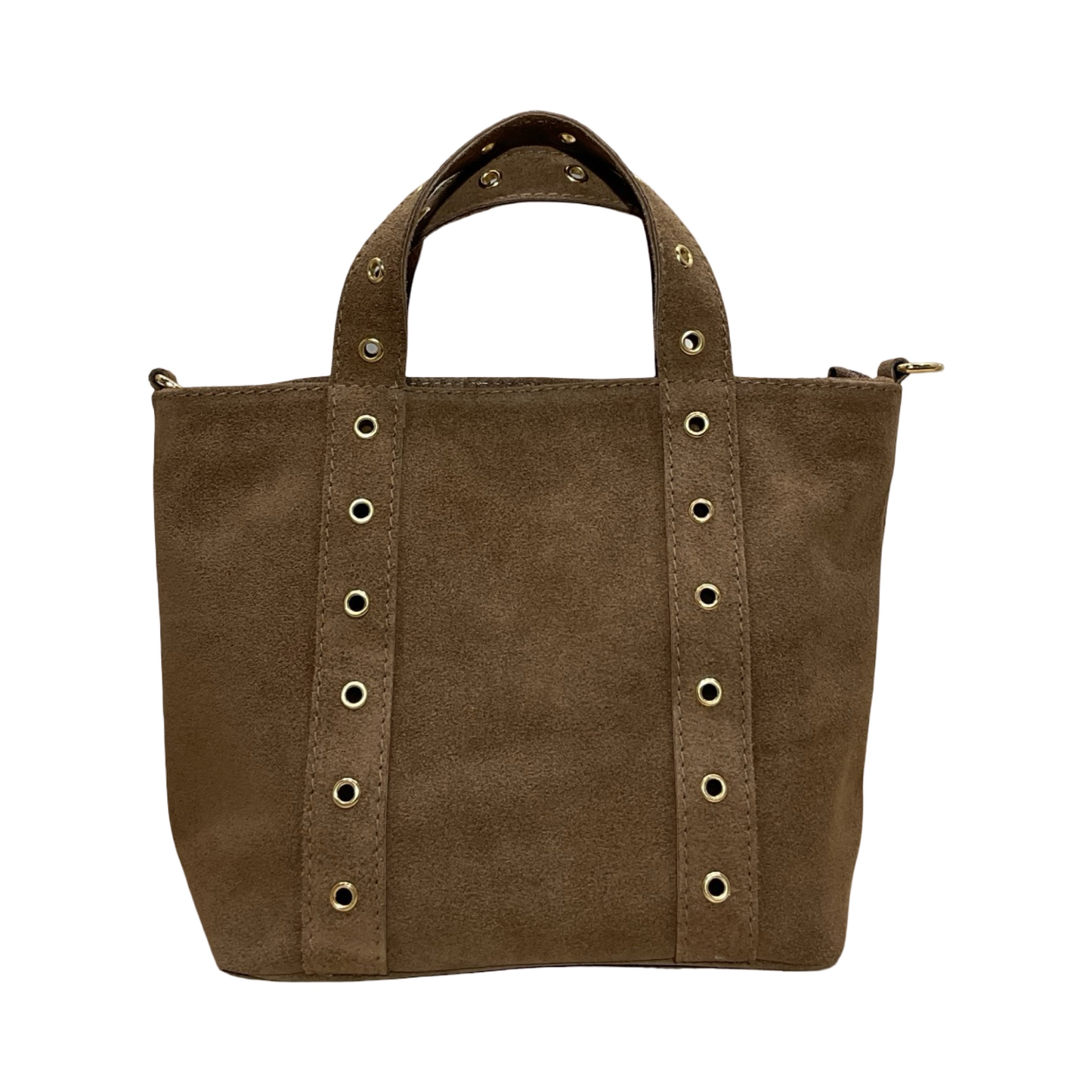 SAC CUIR SUEDE RIVET OLAIA
