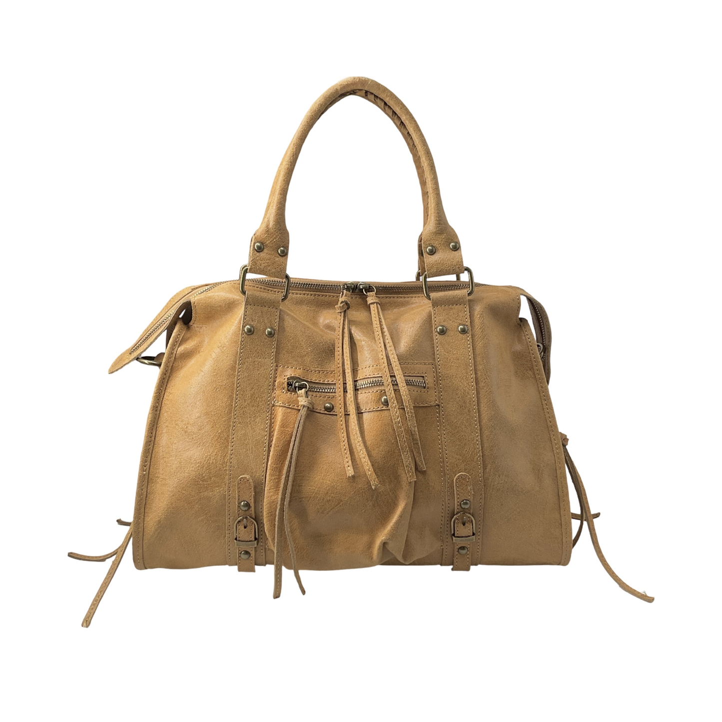SAC CUIR MATE CAPUCINE LARGE