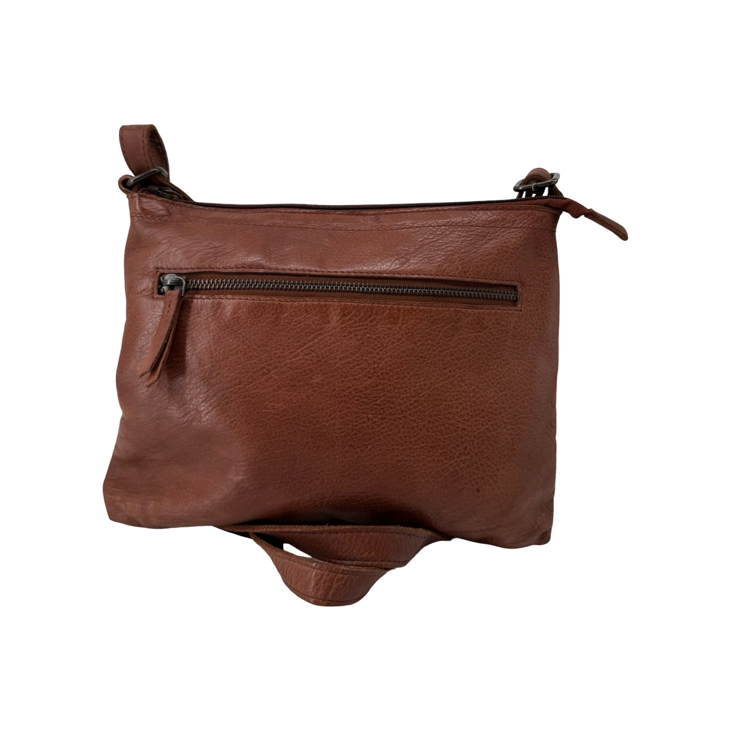 SAC BANDOULIER CUIR WASHED LINOLA