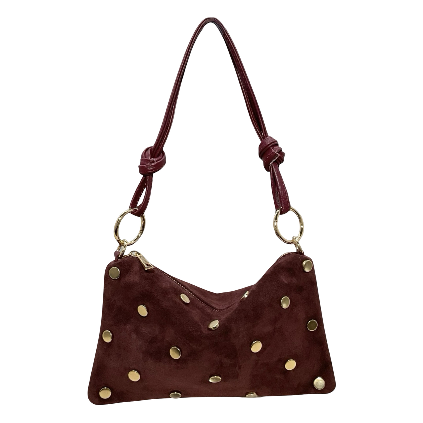 Sac Cuir Suede Mini Seko Clouté