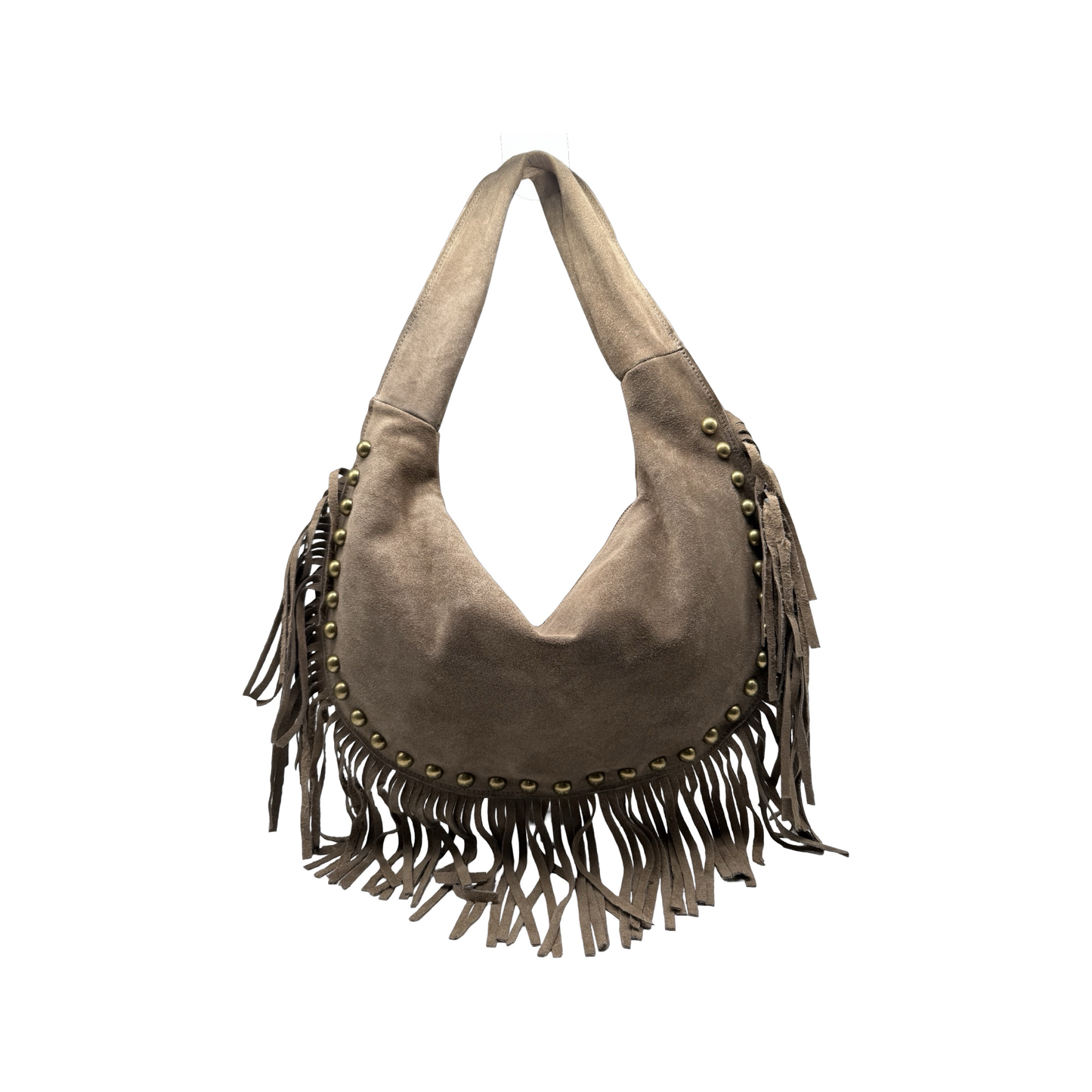 SAC EPAULE  CUIR SUEDE ROCK