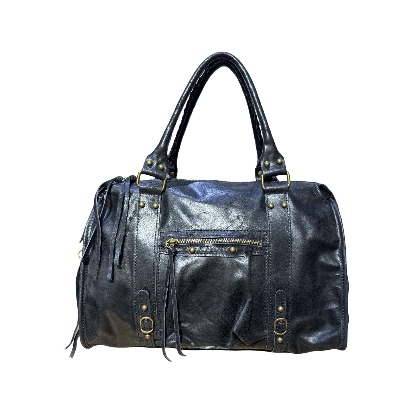 SAC CUIR MATE CAPUCINE LARGE