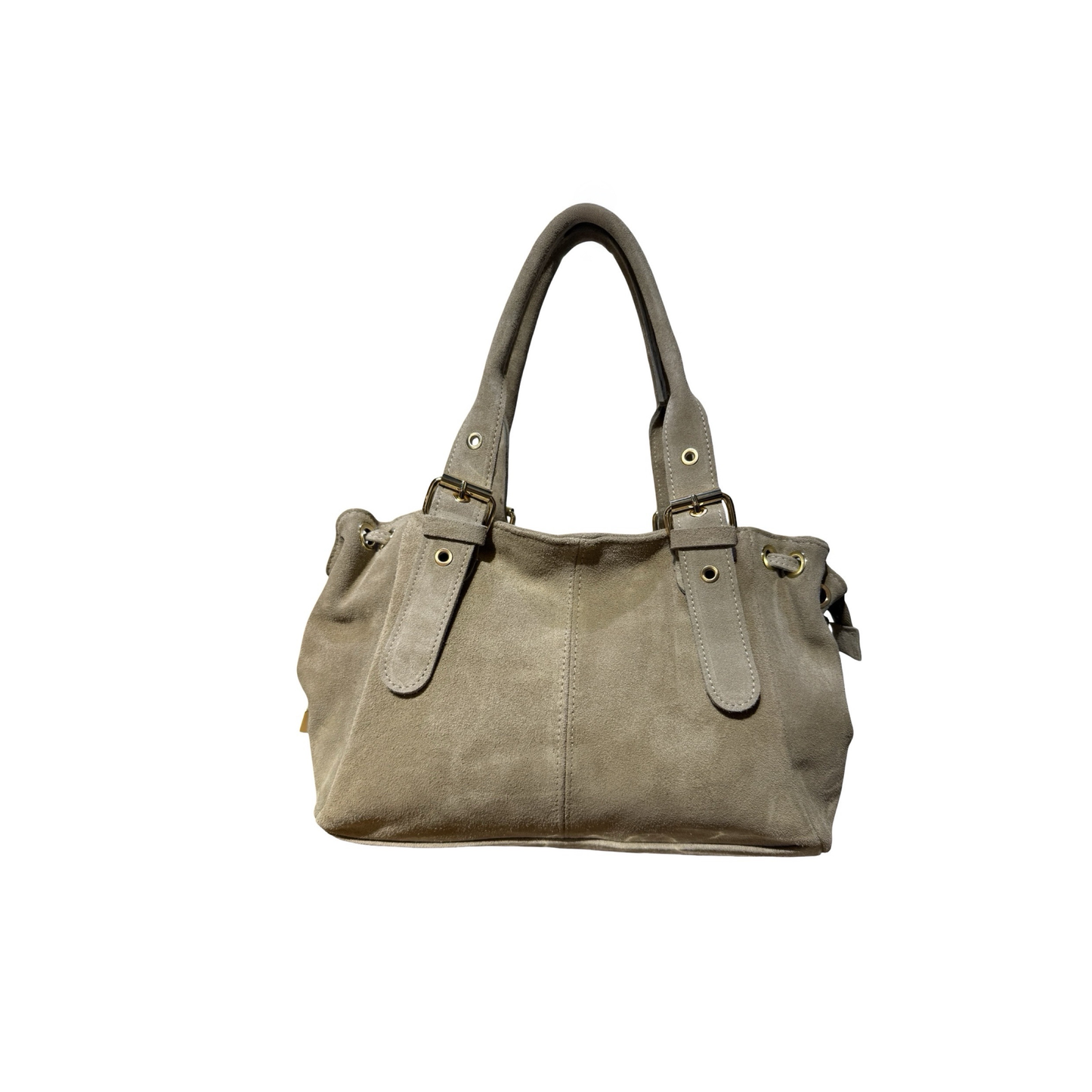 SAC CUIR SUEDE "LACET" SMALL