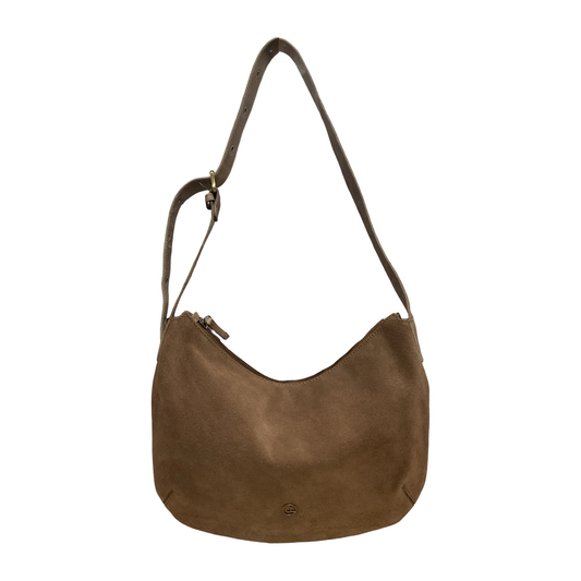 SAC EPAULE CUIR SUEDE MARINAINA