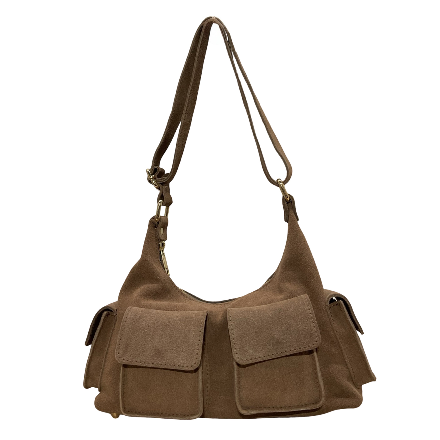 Sac Cuir Suède Multipoche Dollar