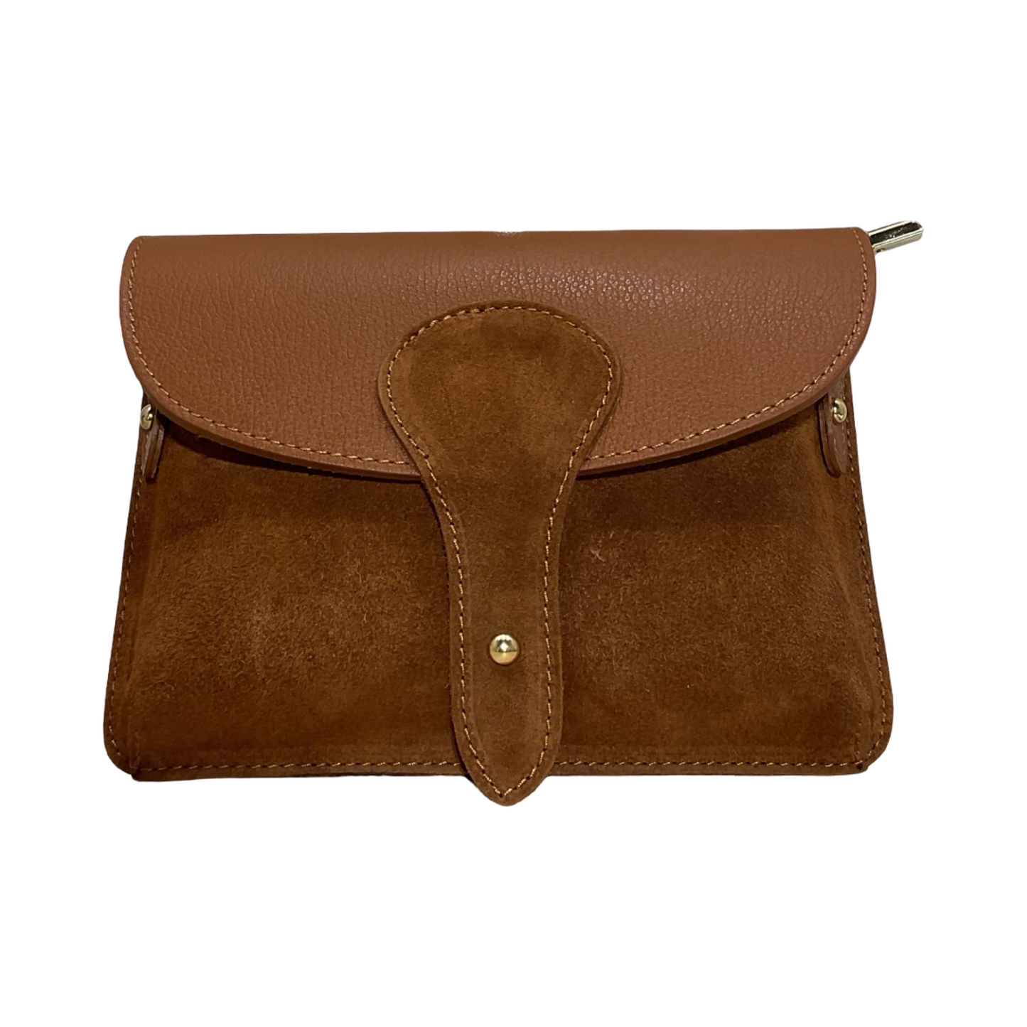SAC BANDOULIERE CUIR SUEDE LOU XL