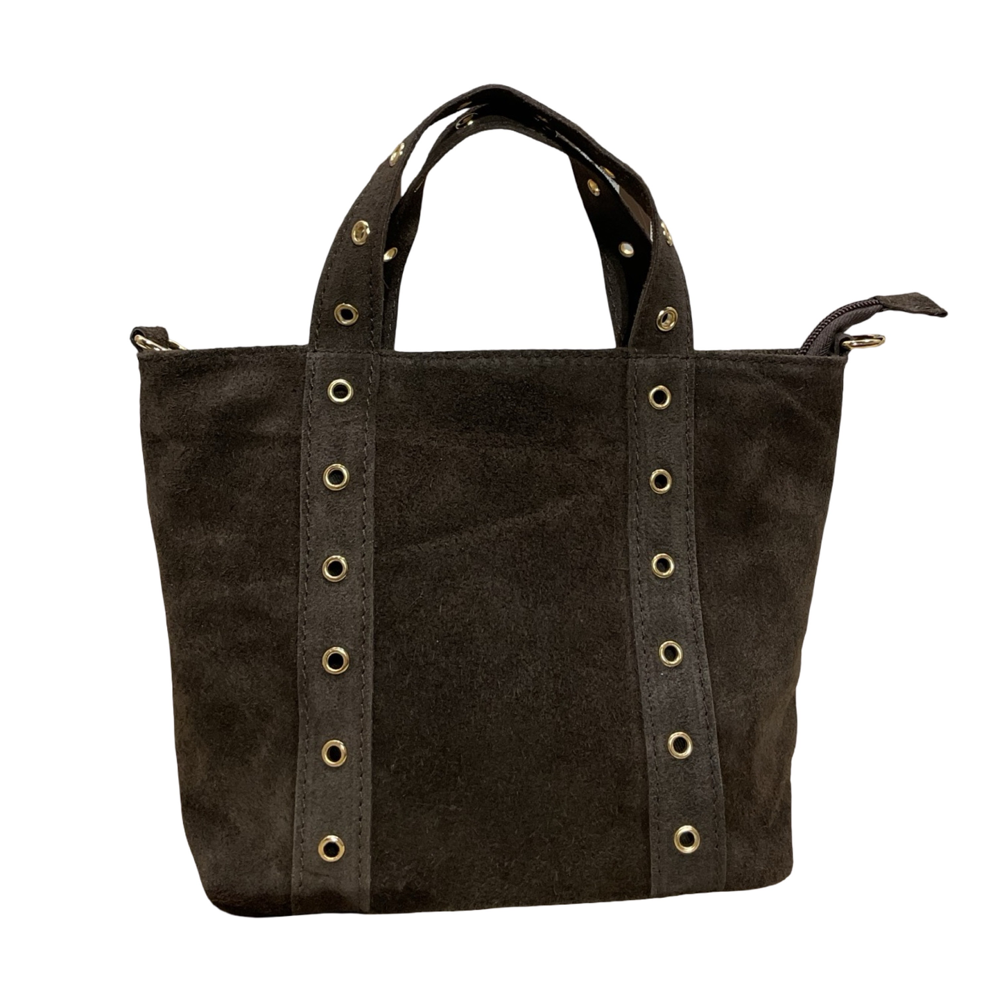 SAC CUIR SUEDE RIVET OLAIA